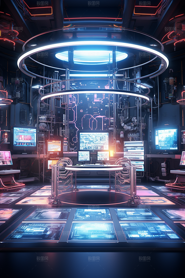 C4D科幻空间科技3D背景