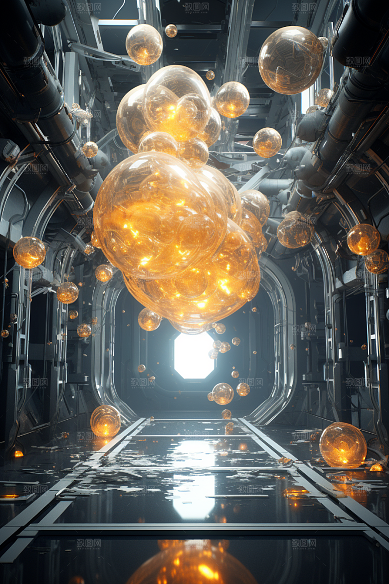 C4D科幻空间空间高清背景