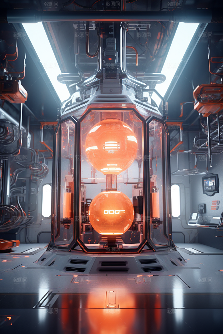 C4D科幻空间渲染高清背景