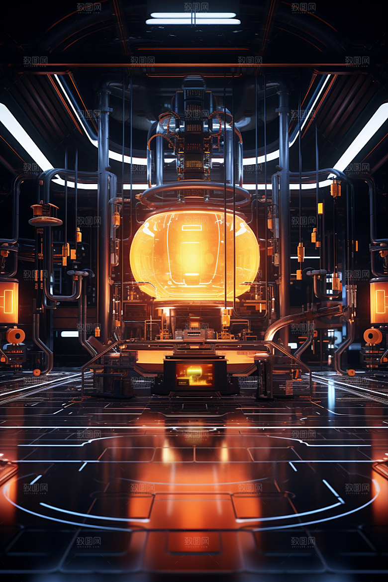 C4D科幻空间空间科技背景