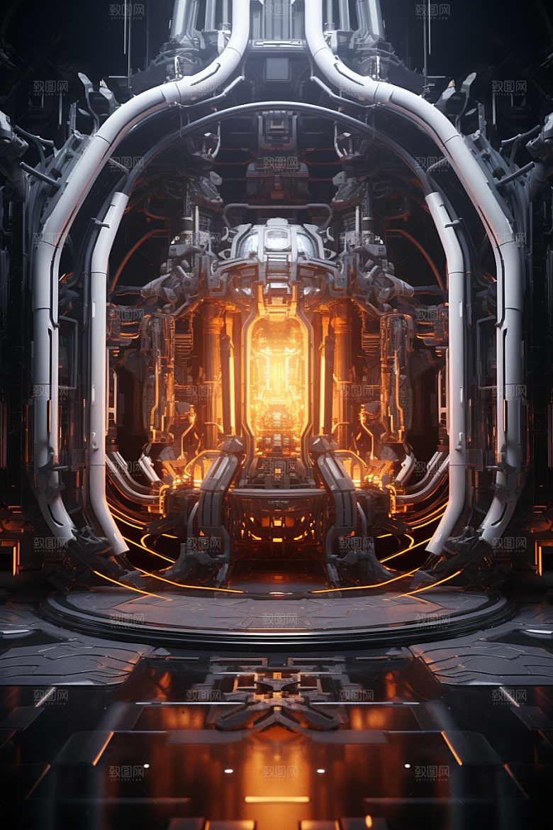C4D科幻空间立体高清背景