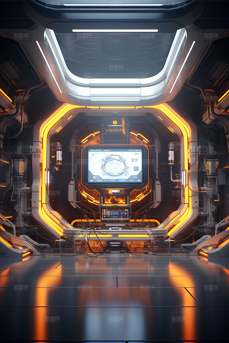 C4D科幻空间想象力空间背景