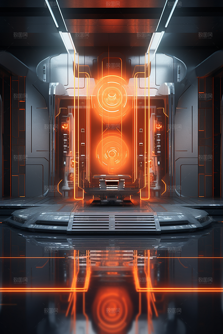 C4D科幻空间空间高清背景
