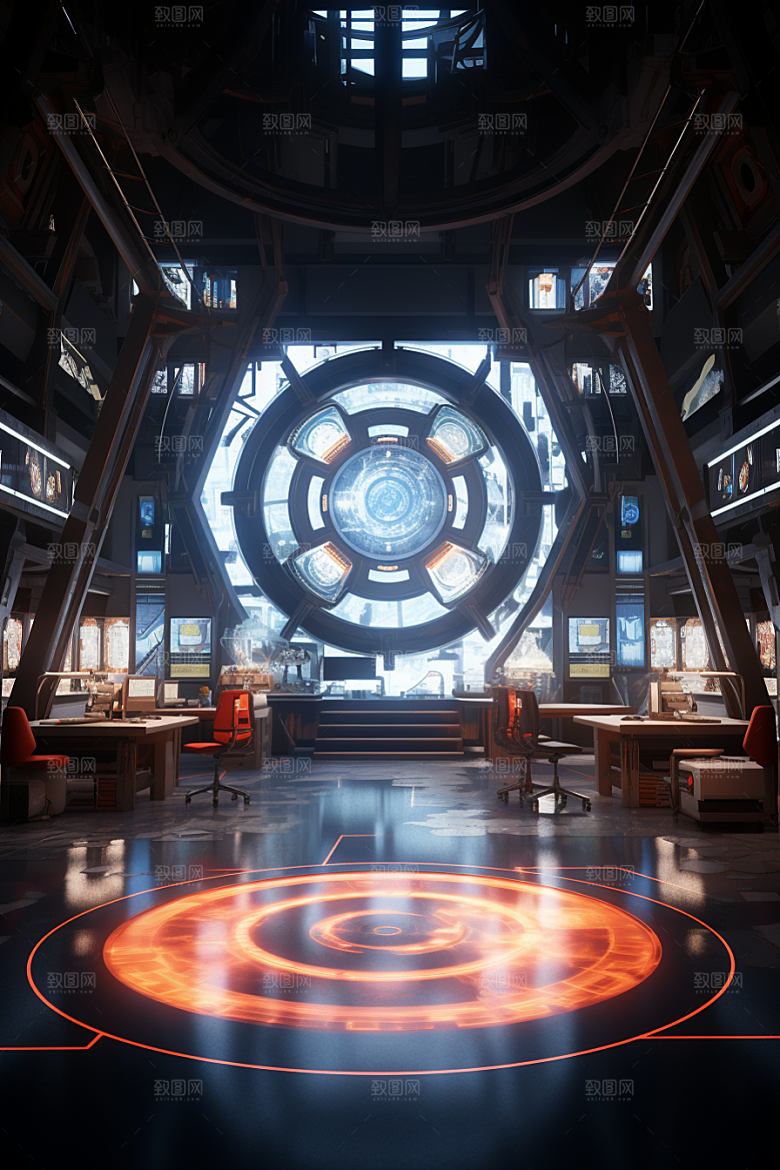C4D科幻空间科技立体背景