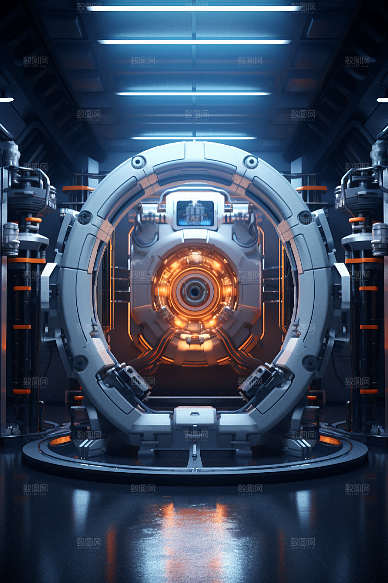 C4D科幻空间空间效果背景