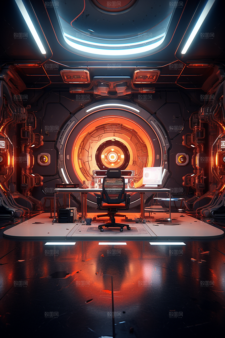 C4D科幻空间3D空间背景