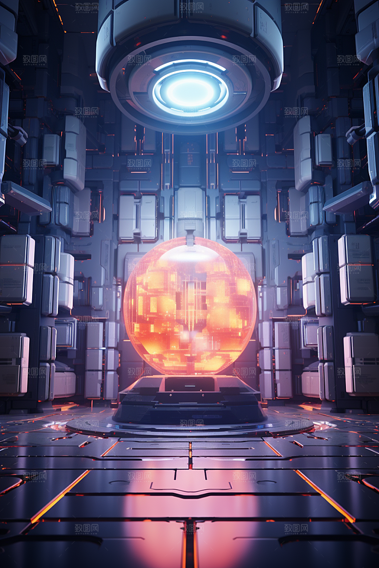 C4D科幻空间渲染高清背景