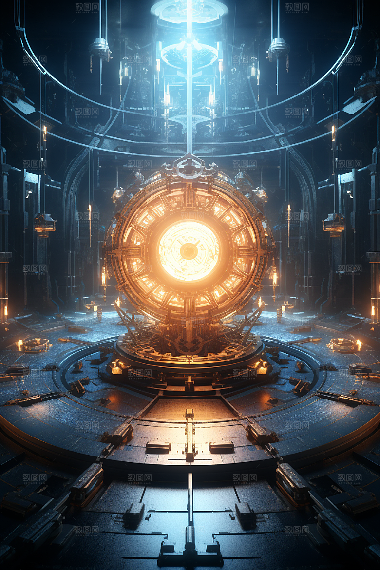 C4D科幻空间高清立体背景