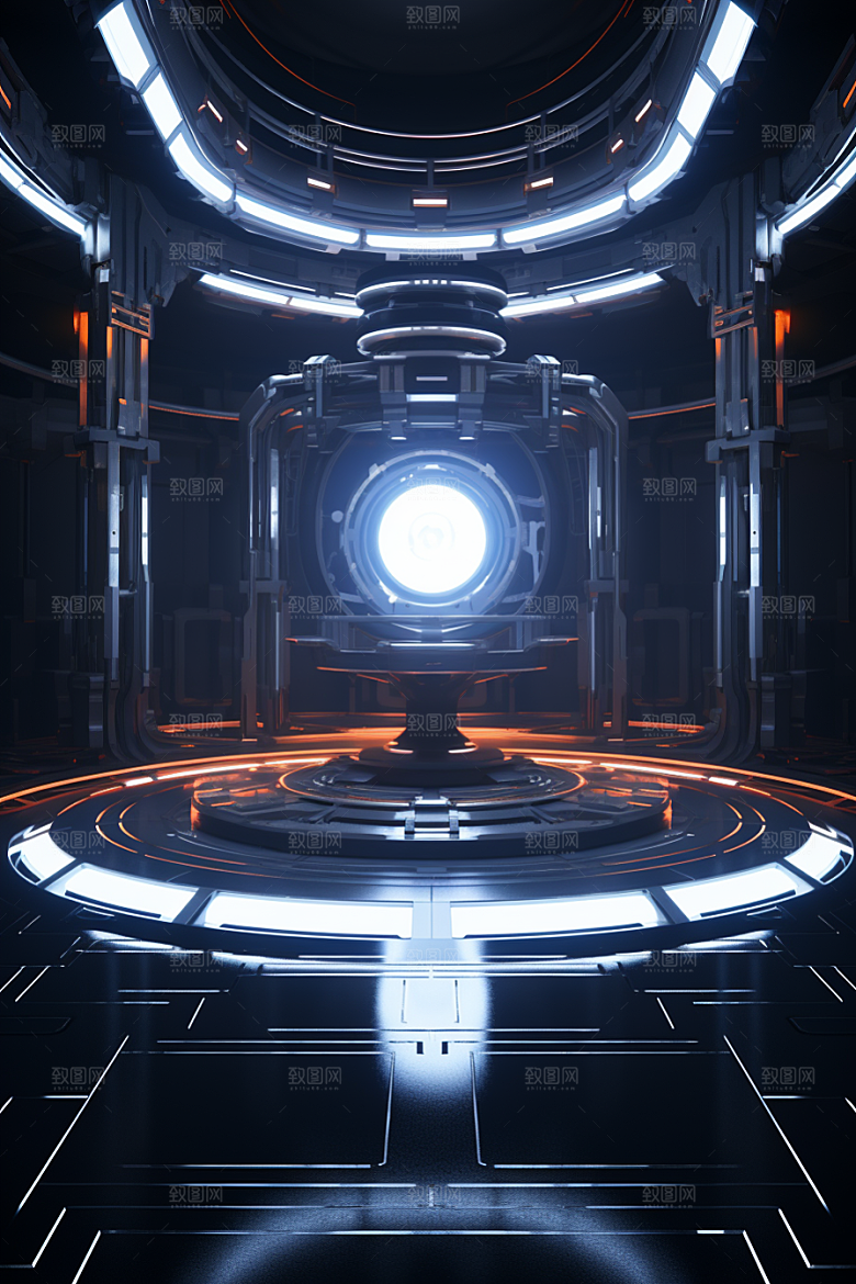 C4D科幻空间3D高清背景