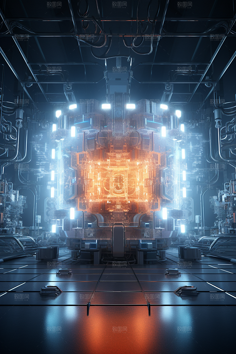 C4D科幻空间科技空间背景
