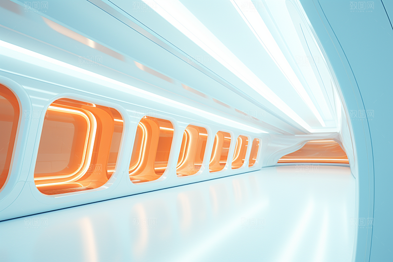 C4D科幻空间渲染3D背景