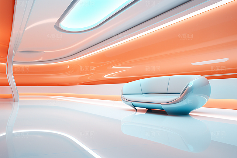 C4D科幻空间效果空间背景