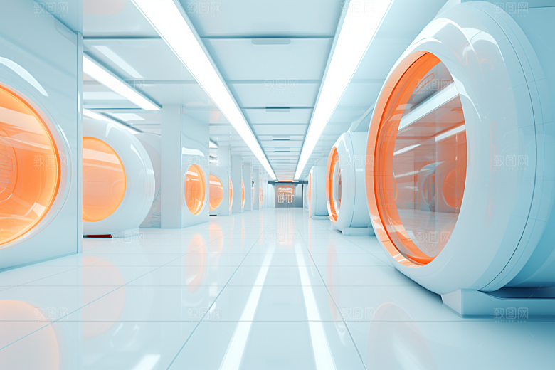 C4D科幻空间空间想象力背景