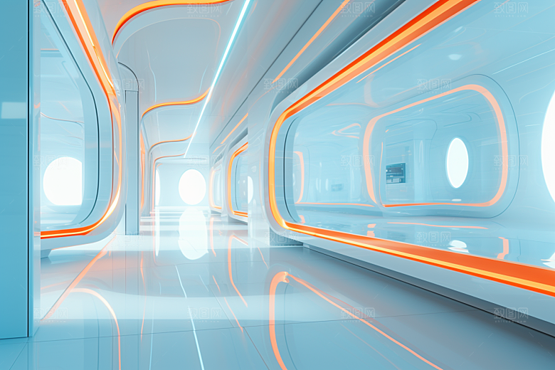 C4D科幻空间科技3D背景