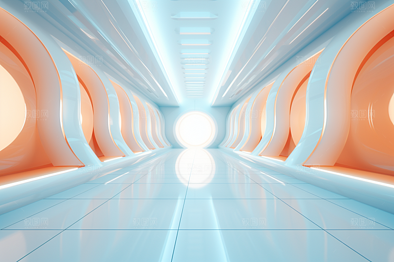 C4D科幻空间渲染空间背景