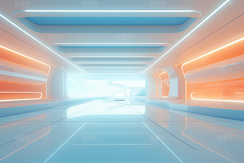 C4D科幻空间高清想象力背景