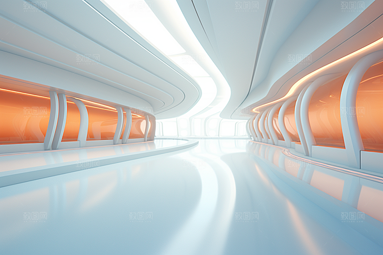 C4D科幻空间空间高清背景