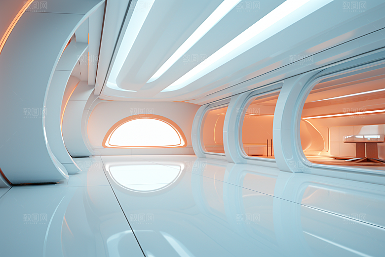 C4D科幻空间高清3D背景