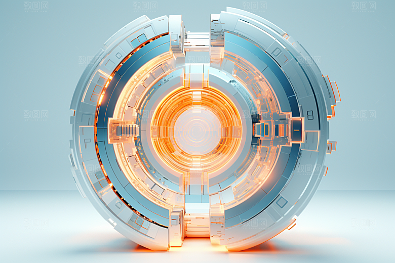 C4D科幻空间科技高清背景