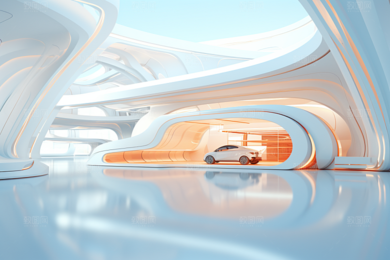 C4D科幻空间效果空间背景