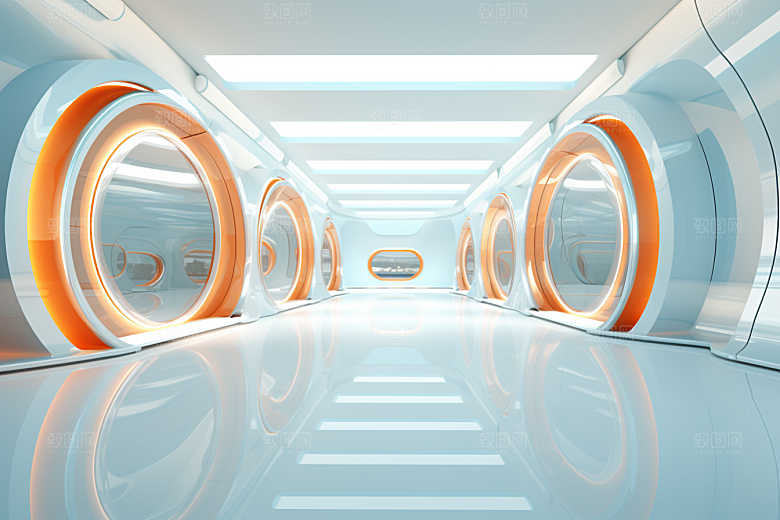 C4D科幻空间想象力高清背景