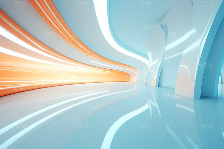 C4D科幻空间空间3D背景