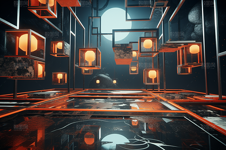 C4D科幻空间高清空间背景