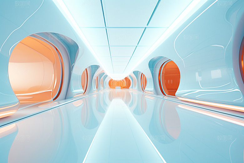 C4D科幻空间空间3D背景