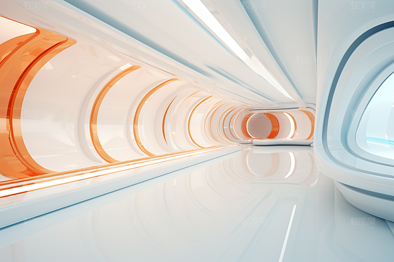 C4D科幻空间效果科技背景