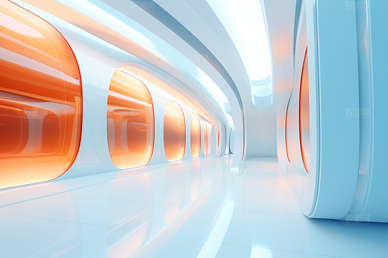 C4D科幻空间空间高清背景