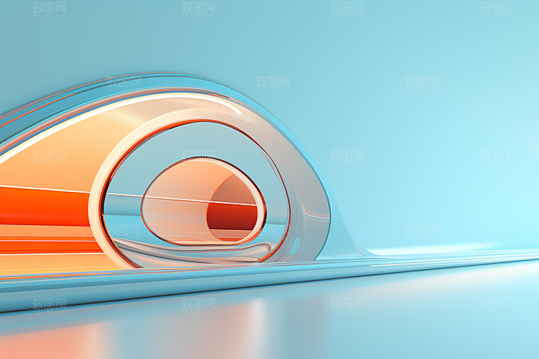 C4D科幻空间3D效果背景