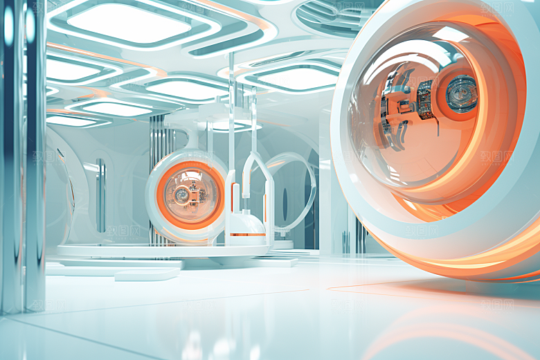 C4D科幻空间空间高清背景