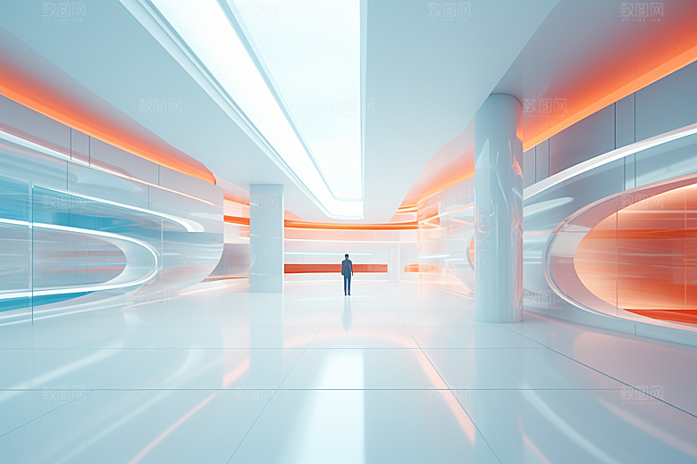 C4D科幻空间高清3D背景
