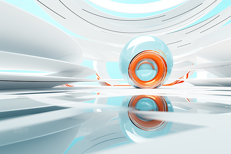 C4D科幻空间高清科技背景