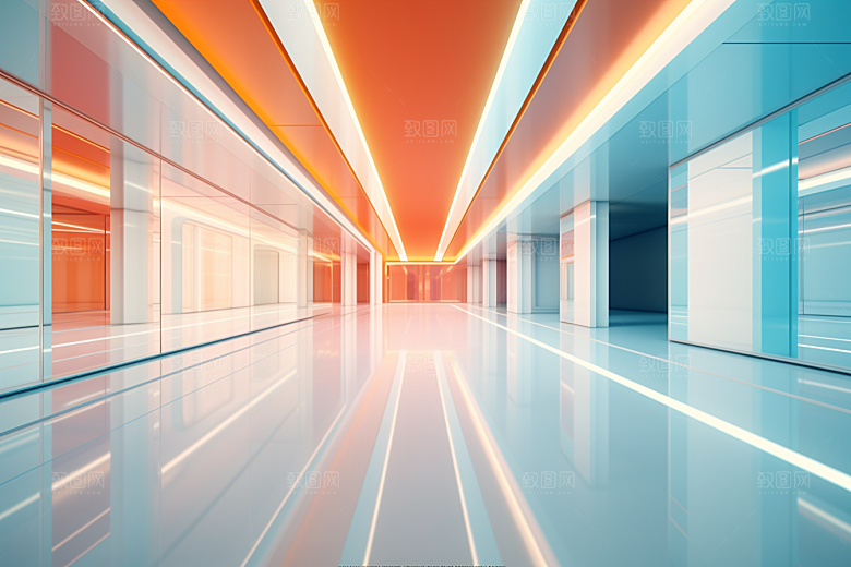 C4D科幻空间3D高清背景