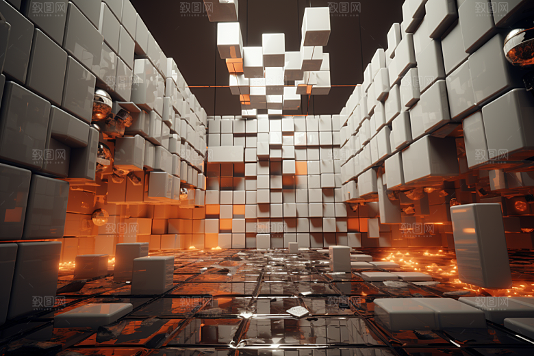 C4D科幻空间效果高清背景