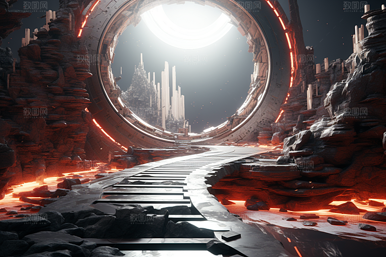 C4D科幻空间高清空间背景
