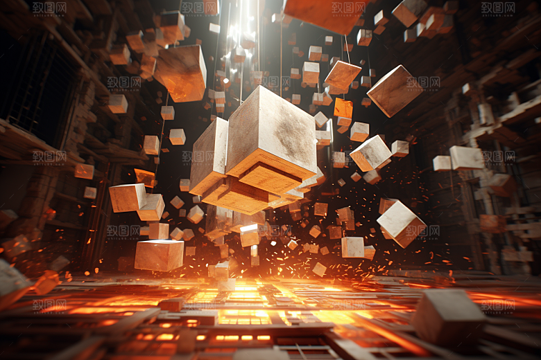 C4D科幻空间高清科技背景
