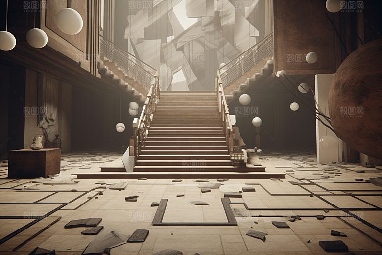 C4D科幻空间渲染空间背景