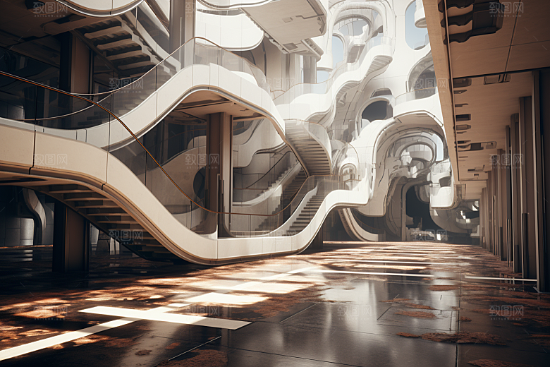 C4D科幻空间效果高清背景