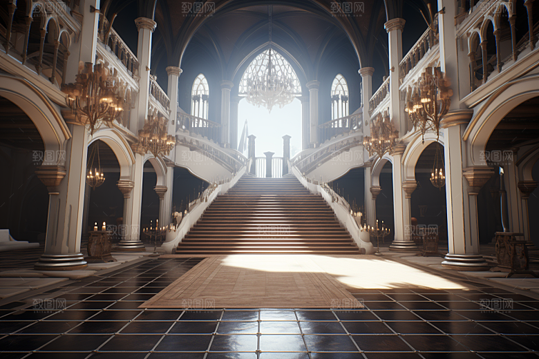 C4D科幻空间想象力空间背景