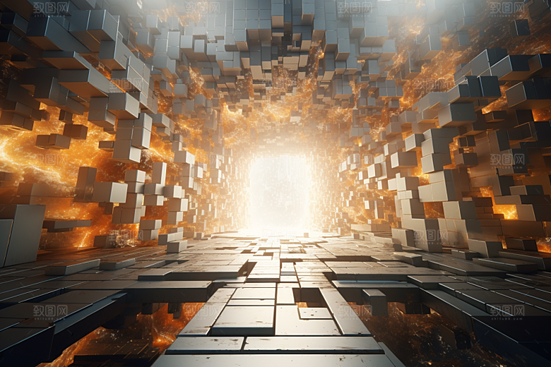 C4D科幻空间空间3D背景