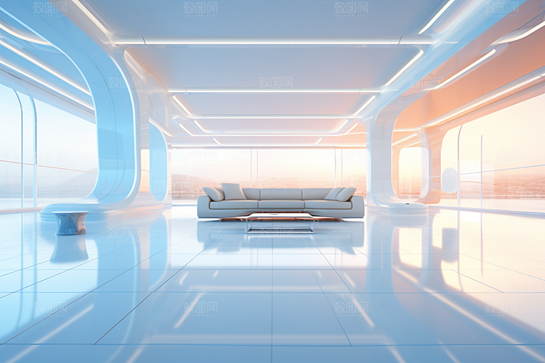 C4D科幻空间3D空间背景