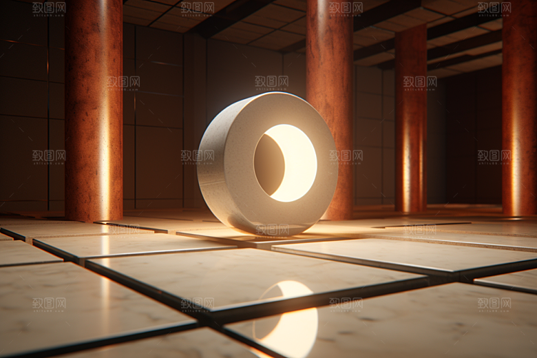 C4D科幻空间科技空间背景