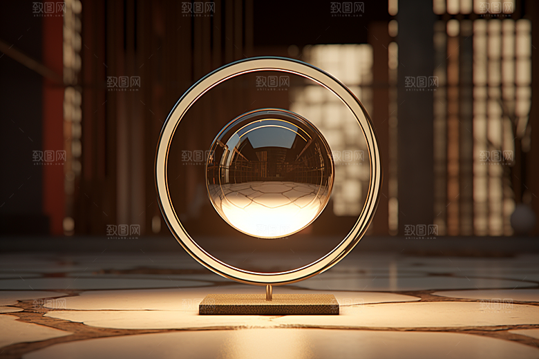 C4D科幻空间3D模型背景