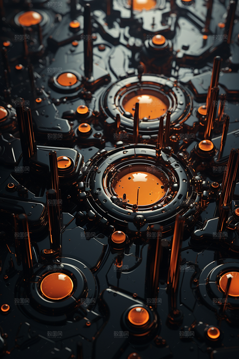 C4D科幻空间空间想象力背景