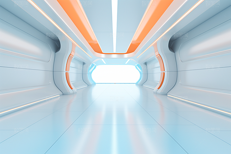 C4D科幻空间渲染高清背景