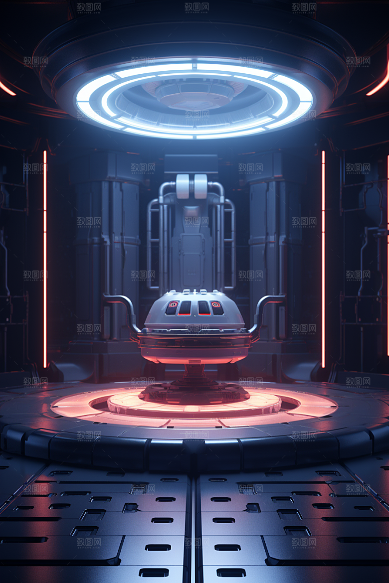 C4D科幻空间想象力未来感背景