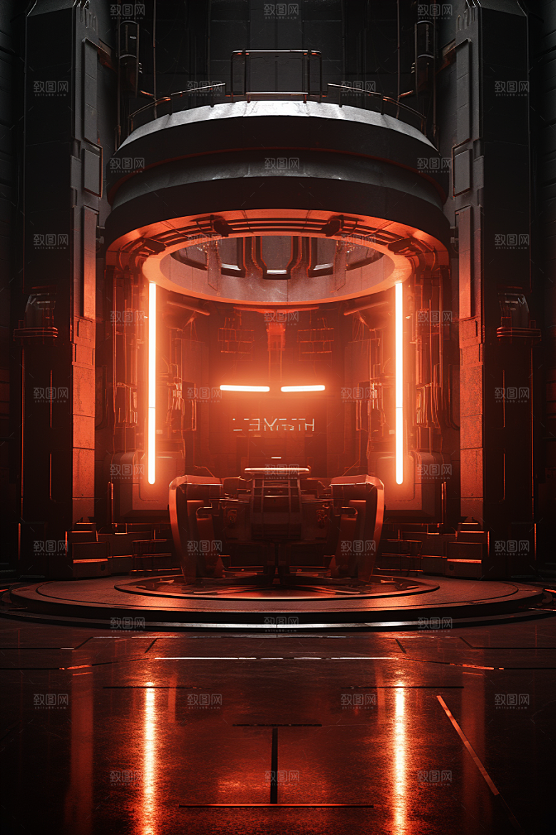 C4D科幻空间空间效果背景