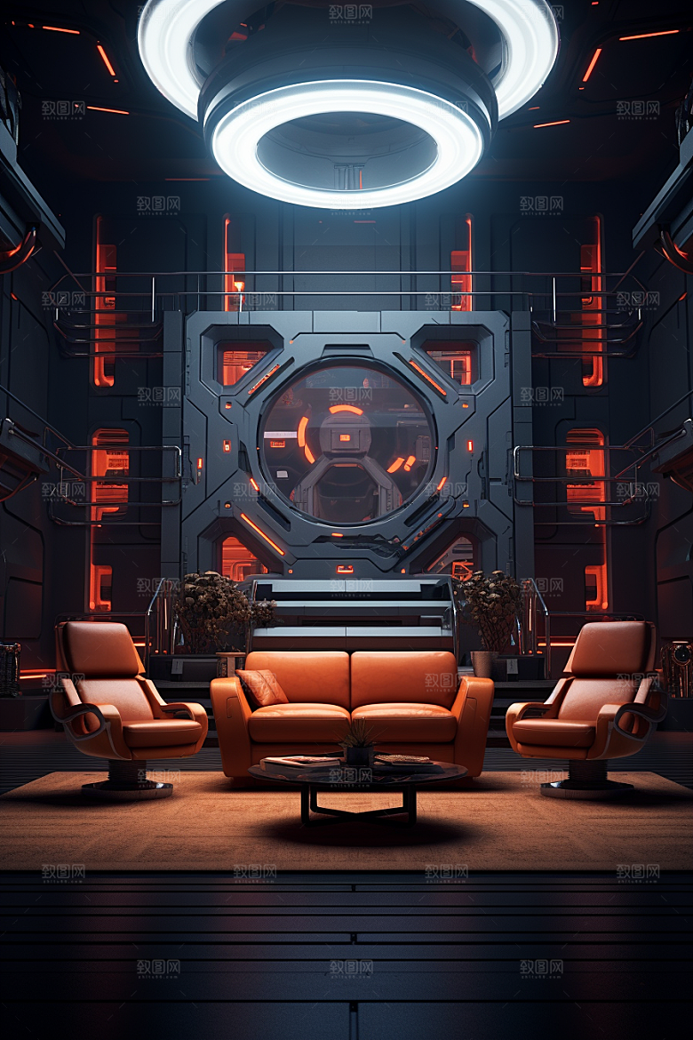 C4D科幻空间高清3D背景